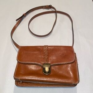 Patricia Nash Heritage Collection Bianco Braided Convertable Crossbody Bag